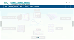 Desktop Screenshot of amvotronics.com