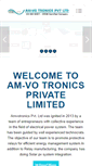Mobile Screenshot of amvotronics.com